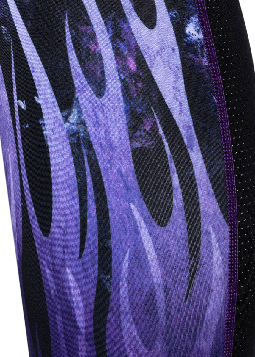 YOUTH MOTO SOCK PURPLE FLAME SLAY CO.
