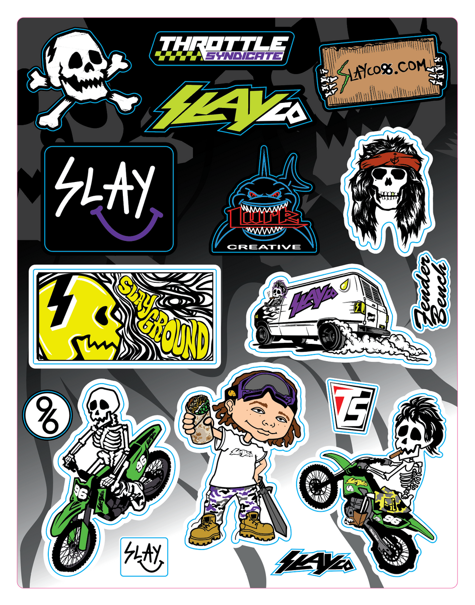 BUCK WILD STICKER PACK – SLAY'N STEEL CO.