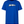 Blue t-shirt with Slavco logo on a white background