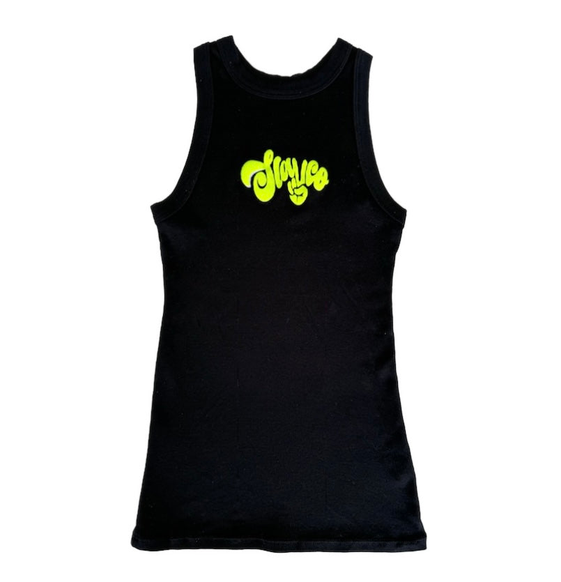 ◆BADBLOOD◆ Selena lace string tank black badblood – BBGSHOPHK