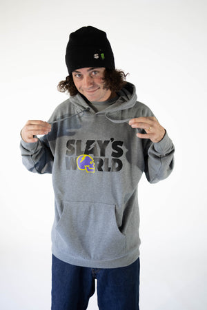 SLAYSWORLD HOODIE | GRAY