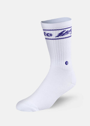 Axell Hodges - Slay'em - White | Mens Crew Socks
