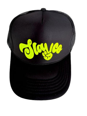 Black Peace Trucker Hat