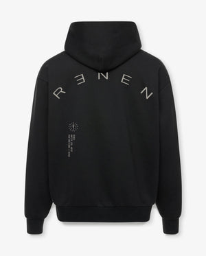 "DRAPED" HOODIE // Pullover BLACK