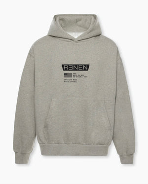 "ZEBRA BLUR" HOODIE // Pullover HEATHER GREY