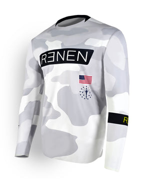 S424 White Camo Jersey