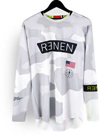 S424 White Camo Jersey