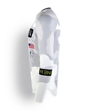 S424 White Camo Jersey