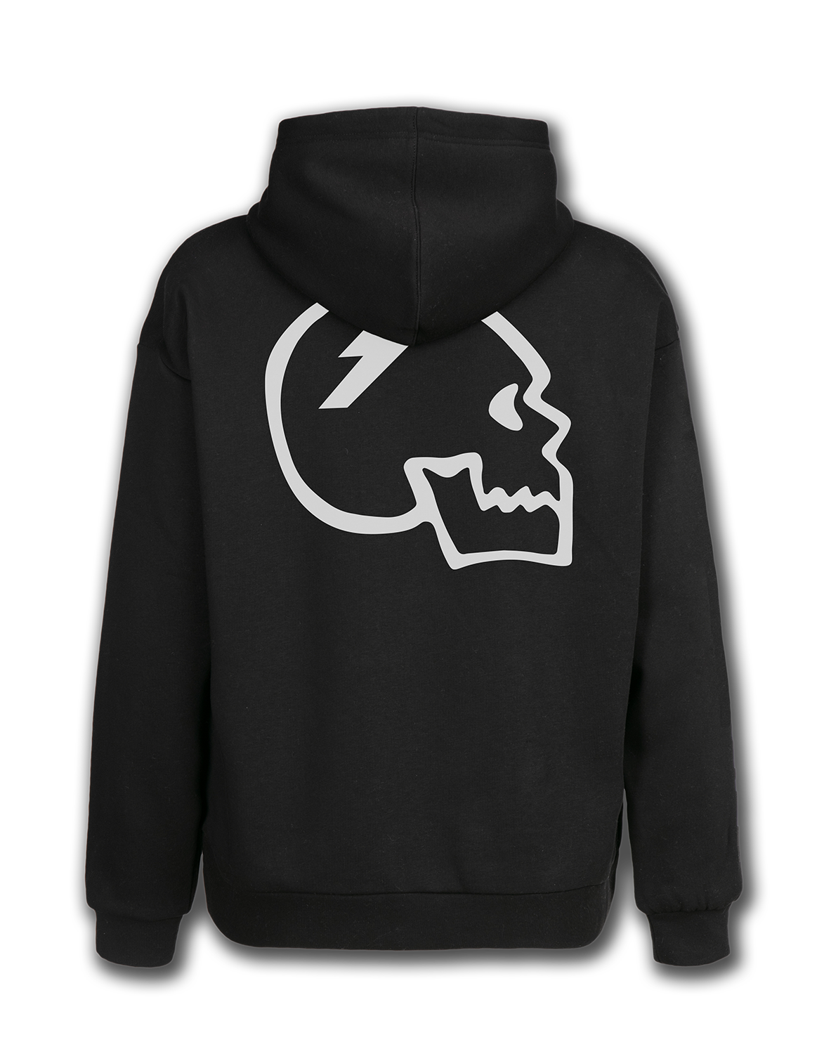 BLACK SKULL HOODIE – SLAY CO.