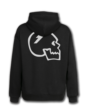 BLACK SKULL HOODIE