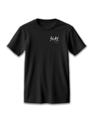 SLAY HAPPY | BLACK TEE
