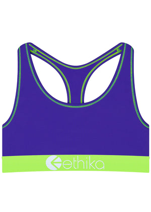 WOMEN'S SPORTS BRA | PURPLE SKULL'E