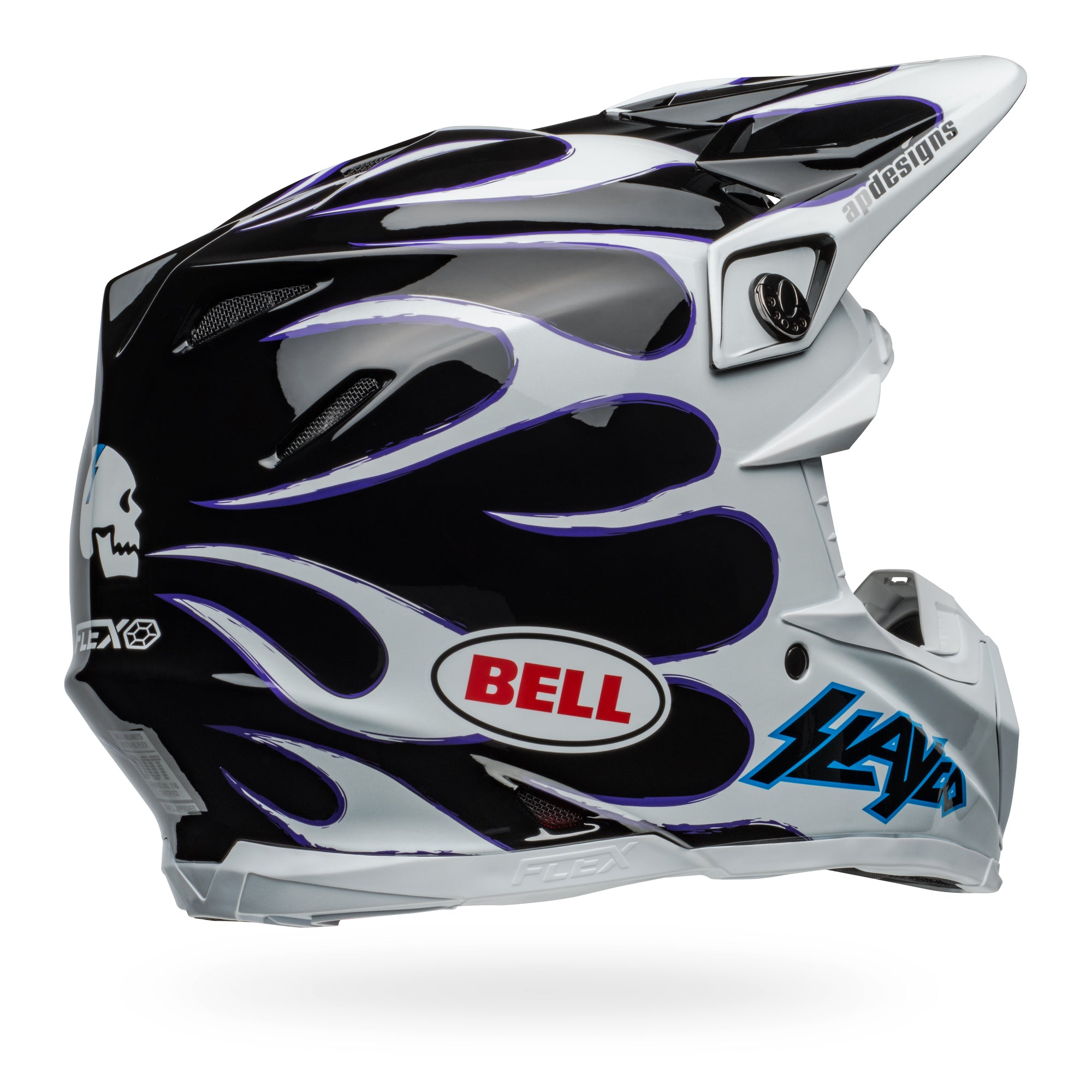 bell 2020 moto-9 flex slayco black/grey helmet MOTO-9S FLEX HELMET