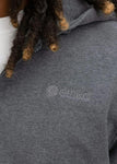 Embroidered Logo - Heather | Mens Zip Hoodie