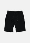 Black | Boys Raw Edge Short