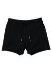 Black | Womens Raw Edge Short