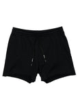 Black | Womens Raw Edge Short