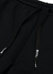 Black | Womens Raw Edge Short