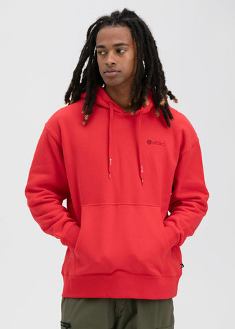Embroidered Logo - Red | Mens Hoodie