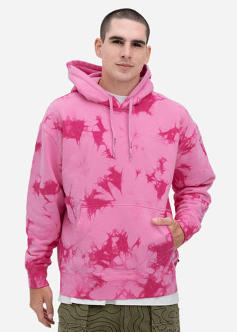 Spot Dye Pink | Mens Hoodie