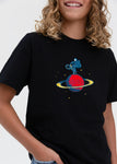 Astro Wheelie - Black | Boys Graphic Tee