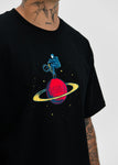 Astro Wheelie - Black | Mens Graphic Tee