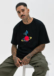 Astro Wheelie - Black | Mens Graphic Tee