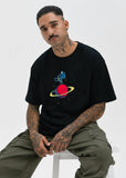 Astro Wheelie - Black | Mens Graphic Tee