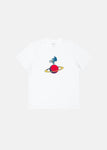 Astro Wheelie - White | Boys Graphic Tee