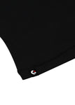 Black - Solid Black | Womens Ribbed Crop Tank