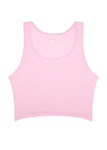 Blush | Womens Ribbed Crop Tank