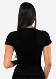 Dannylux - Mariposa - Black | Womens Baby Tee