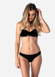 Black - Seamless - Black | Womens Seamless Thong