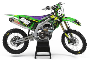 GREEN/PURPLE SLAYCO GRAPHIC KIT